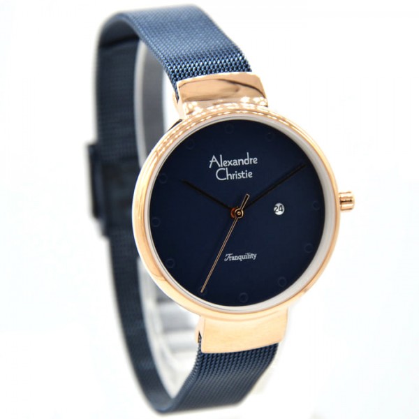 Alexandre Christie AC 2509 Rosegold Blue LHBURBU